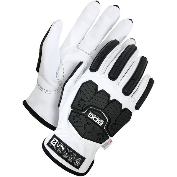 Bdg Lined Pearl Goatskin Driver w/Backhand Protection, Size XS 20-9-5000-XS - main